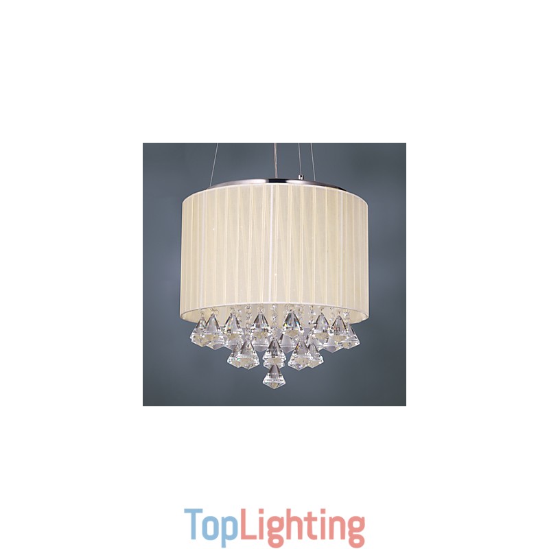 Elegant Crystal Pendant Light with 4 Lights