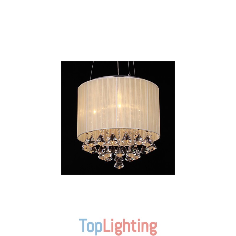 Elegant Crystal Pendant Light with 4 Lights