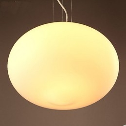 Milk White Glass Creative Cafe Simple Pendant