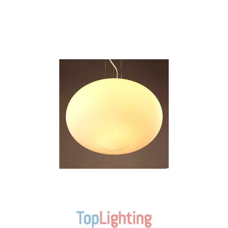 Milk White Glass Creative Cafe Simple Pendant