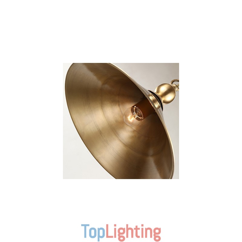Pure Brass Pendant Light Mini Style Traditional Classic Metal