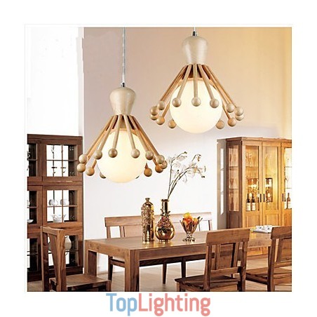 Garden Wooden Chandelier Simple Nordic Wood Chandelier 2 Garden Wooden Chandelier Simple Nordic Wood Chandelier 2