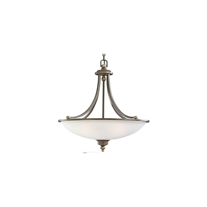 Rustic Lodge Bronze Metal Pendant Light