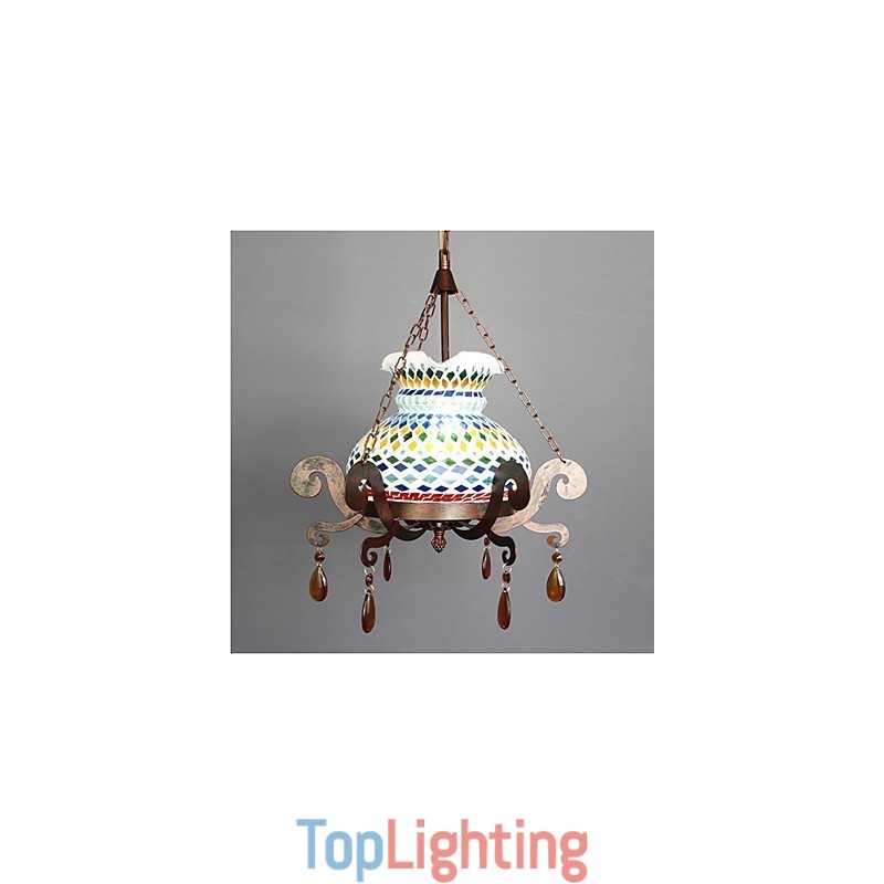 One Seat Pastoral Industrial Art Single Vintage Chandelier
