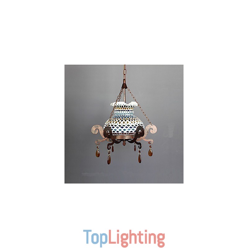 One Seat Pastoral Industrial Art Single Vintage Chandelier