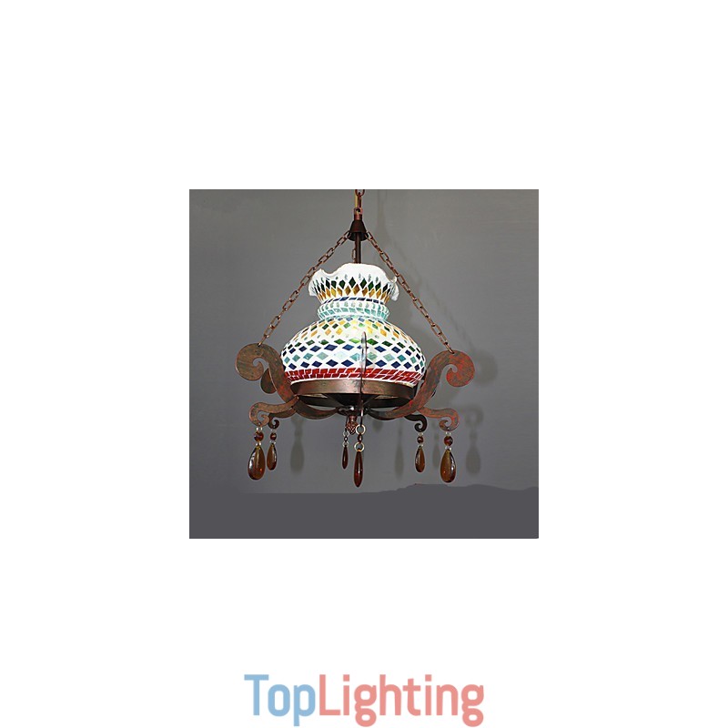 One Seat Pastoral Industrial Art Single Vintage Chandelier