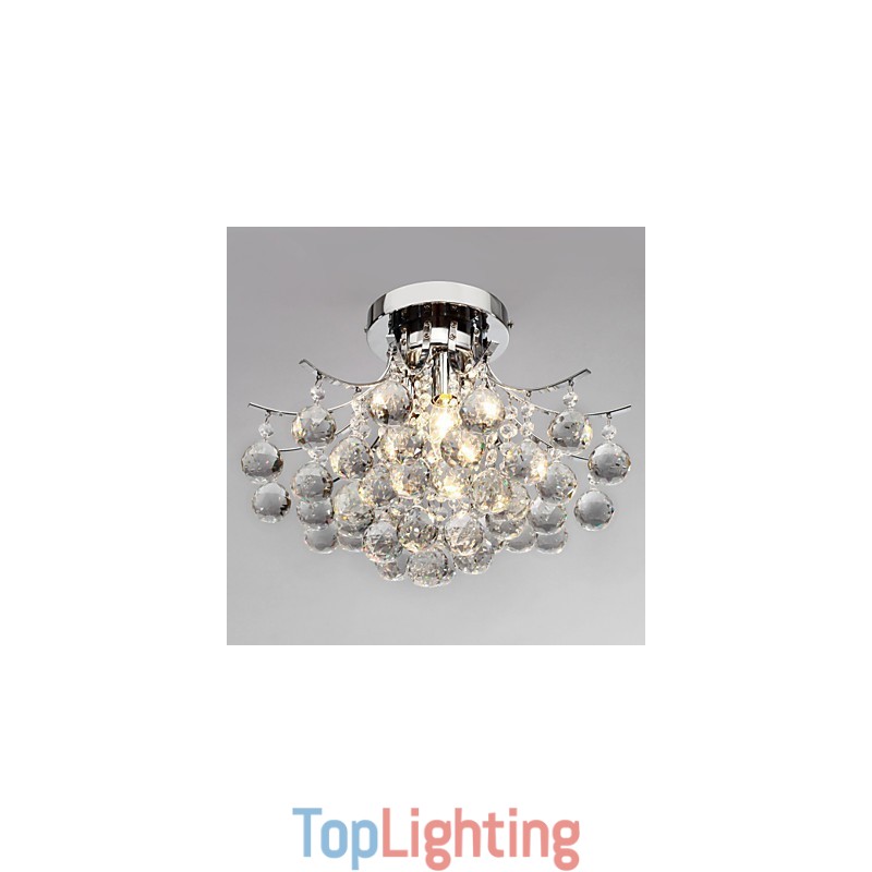 Chandelier Modern Crystal 3 Lights