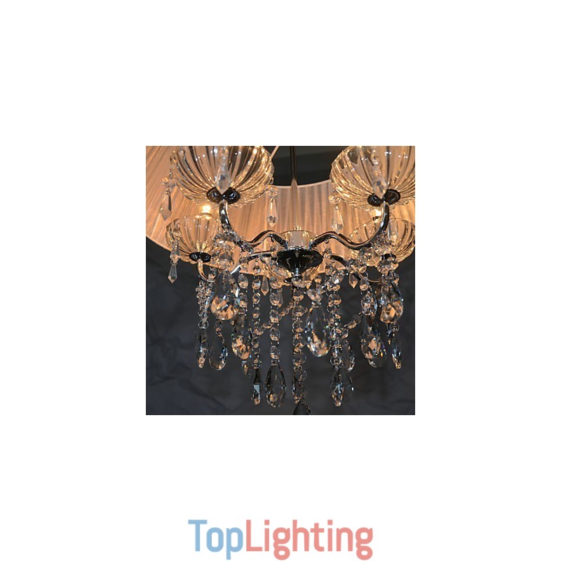 Dainty Chic 5 Lights Pendant Pattern With Blossom