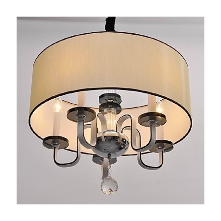 Modern Contemporary Crystal Chrome Metal Pendant Light Modern Contemporary Crystal Chrome Metal Pendant Light
