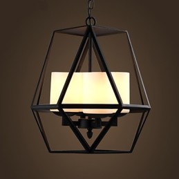 Top level Americange Vintage black Iron Lamp Modern Chandelier Chandelier 4 lights