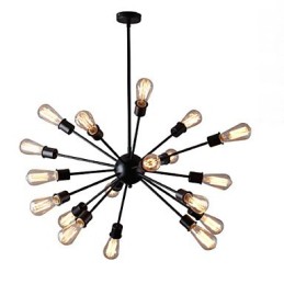 Modern 20 Light Pendant Light in Radial Feature