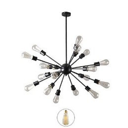 Modern 20 Light Pendant Light in Radial Feature