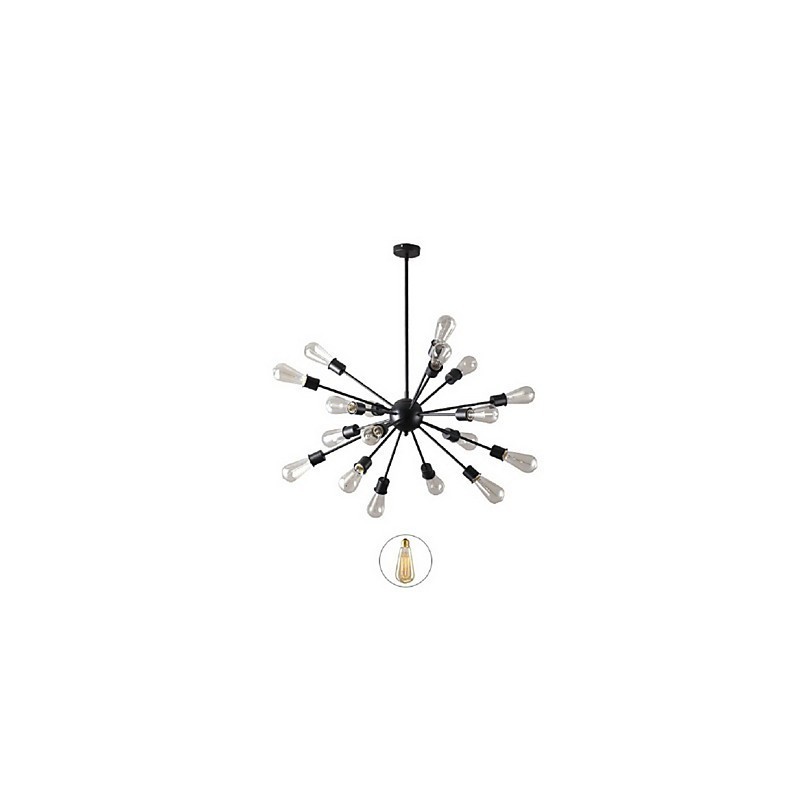 Modern 20 Light Pendant Light in Radial Feature