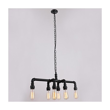 Water Pipe Retro Plating Light Painting Pendant Water Pipe Retro Plating Light Painting Pendant