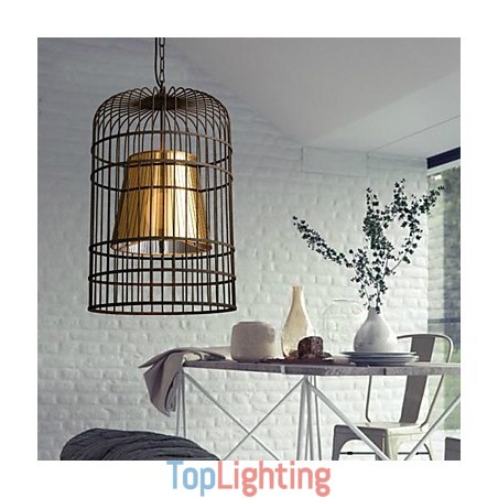 Chandelier Rustic Lodge Drum Metal Chandelier Rustic Lodge Drum Metal