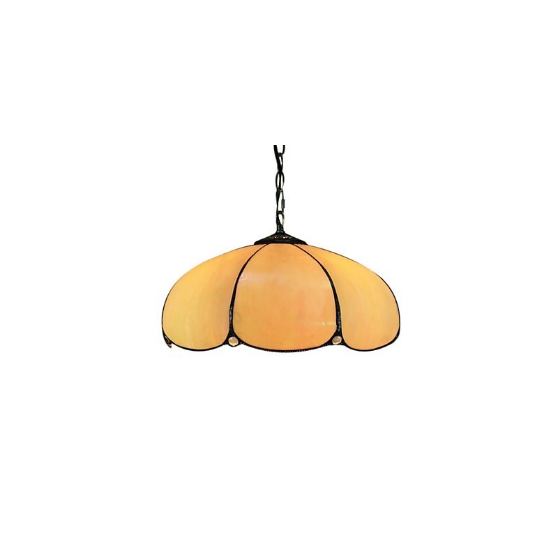 2 Light Pendent Lights in Orange