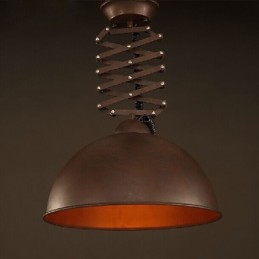 Lamp Shade Black Wrought Iron Flexible Chandelier Industrial Warehouse Cafe Lid Shade Chandelier