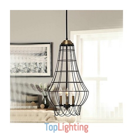 Country Mini Style Painting Metal Pendant Light Country Mini Style Painting Metal Pendant Light