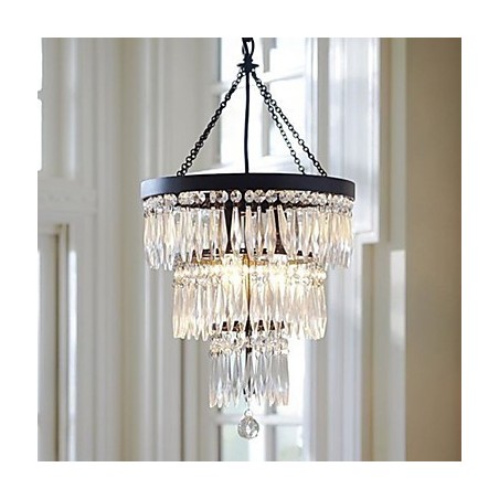 Pendant 3 Light Modern Elelgant Metal Crystal Painting Pendant 3 Light Modern Elelgant Metal Crystal Painting
