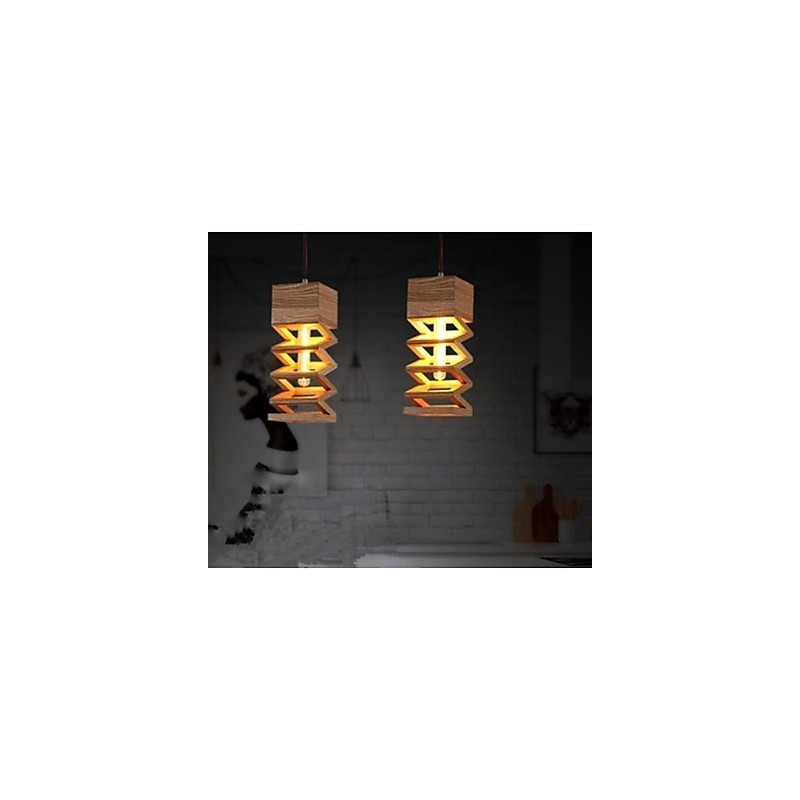Pendant Lights Country Wood Bamboo