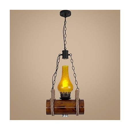Bar Of The Retro Solid Wood Single Head Pendant Bar Of The Retro Solid Wood Single Head Pendant