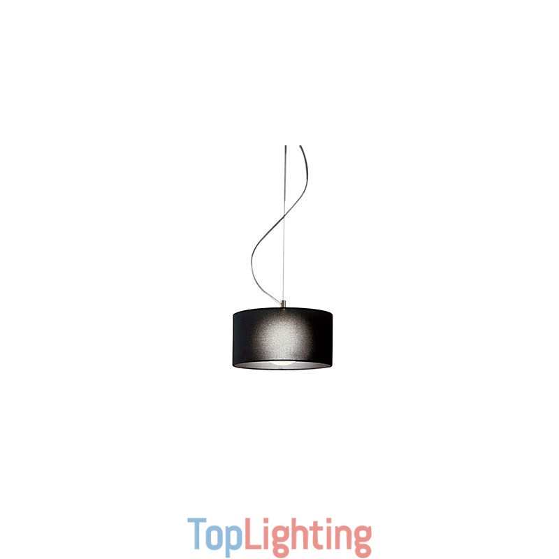 Pendent Light with Black Shade