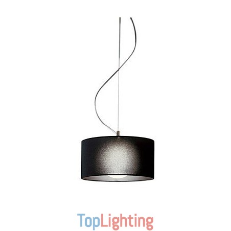 Pendent Light with Black Shade