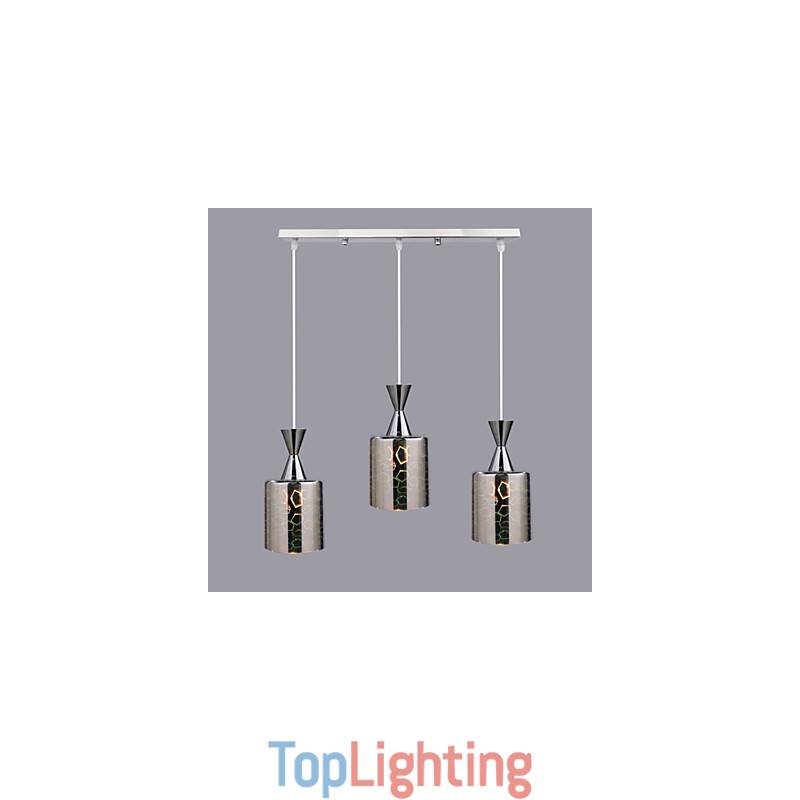 Dream laser Engraving Chrome plated lamp 3 Straight