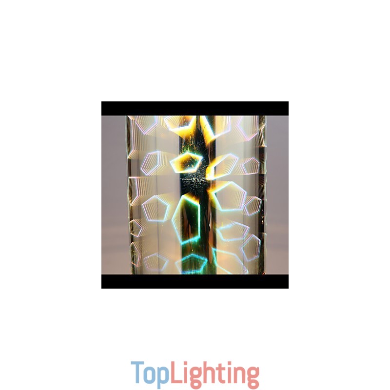 Dream laser Engraving Chrome Plated lamp 3 Straight