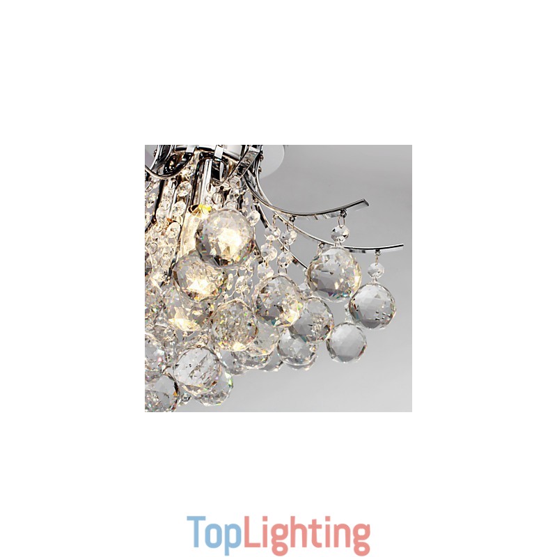 Chandelier Modern Crystal 3 Lights