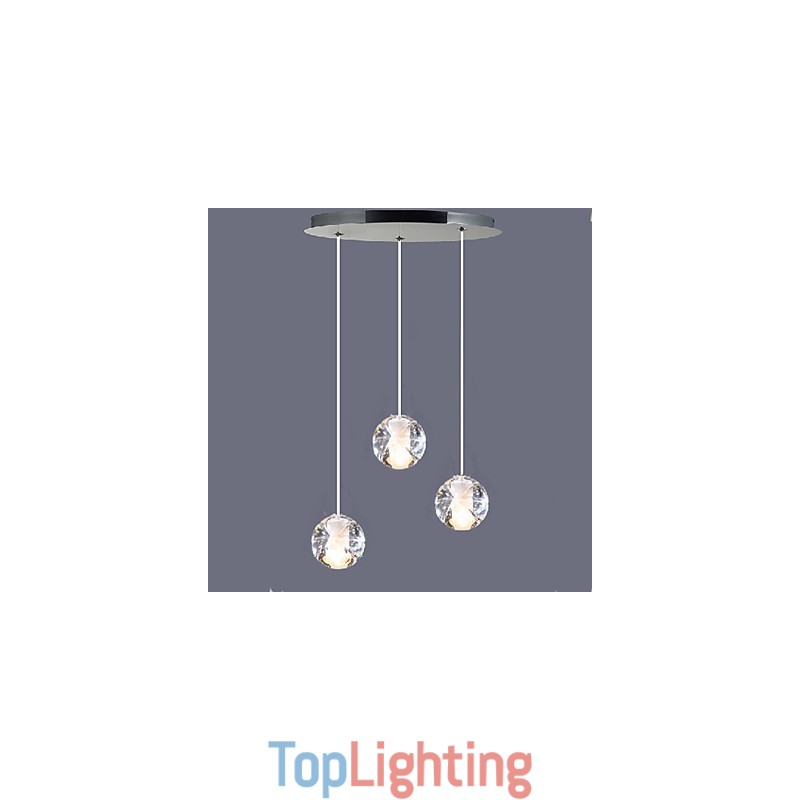 Crystal Glass Chandelier Hail 3B