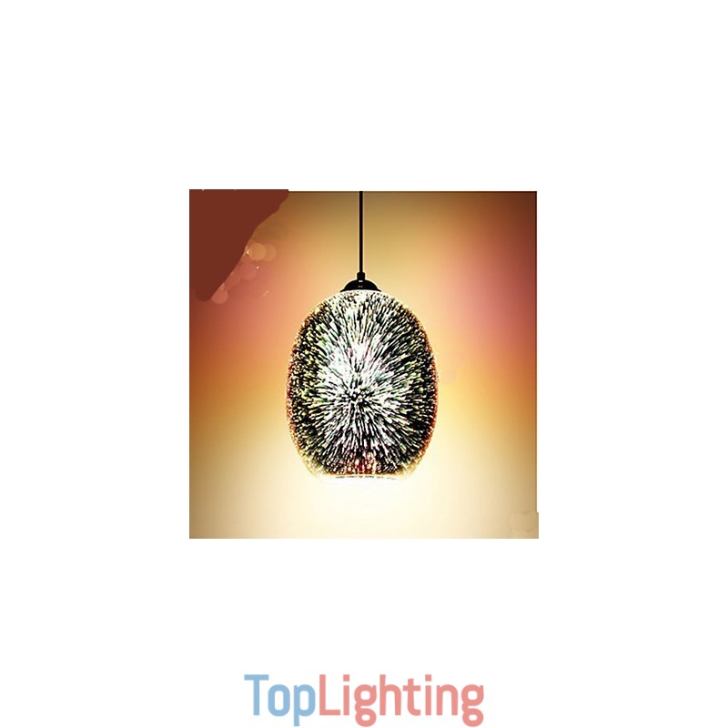 Simple table 3D Glass Creative Pendant
