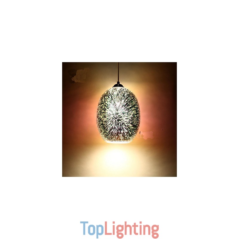 Simple table 3D Glass Creative Pendant