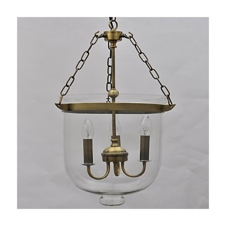 American country Vintage temple bell glass chandelier American country Vintage temple bell glass chandelier