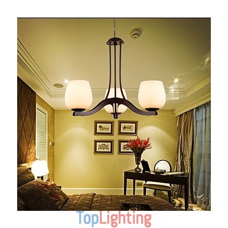 Traditional Classic Retro Mini Style Painting Metal Chandelier Traditional Classic Retro Mini Style Painting Metal Chandelier