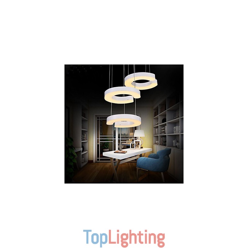 Three C Type Acrylic Chandelier Chandelier