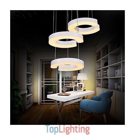 Three C Type Acrylic Chandelier Chandelier Three C Type Acrylic Chandelier Chandelier