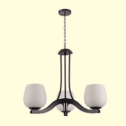 Traditional Classic Retro Mini Style Painting Metal Chandelier
