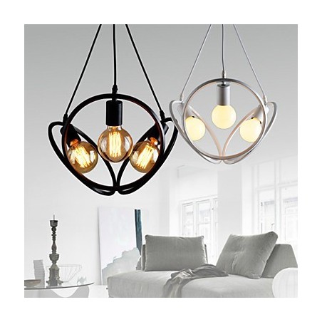 3 Lights Chandelier Pendant Light Traditional Classic Retro Metal 3 Lights Chandelier Pendant Light Traditional Classic Retro Metal
