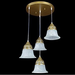 Traditional Classic Rustic Lodge Retro Bronze Metal Pendant Light