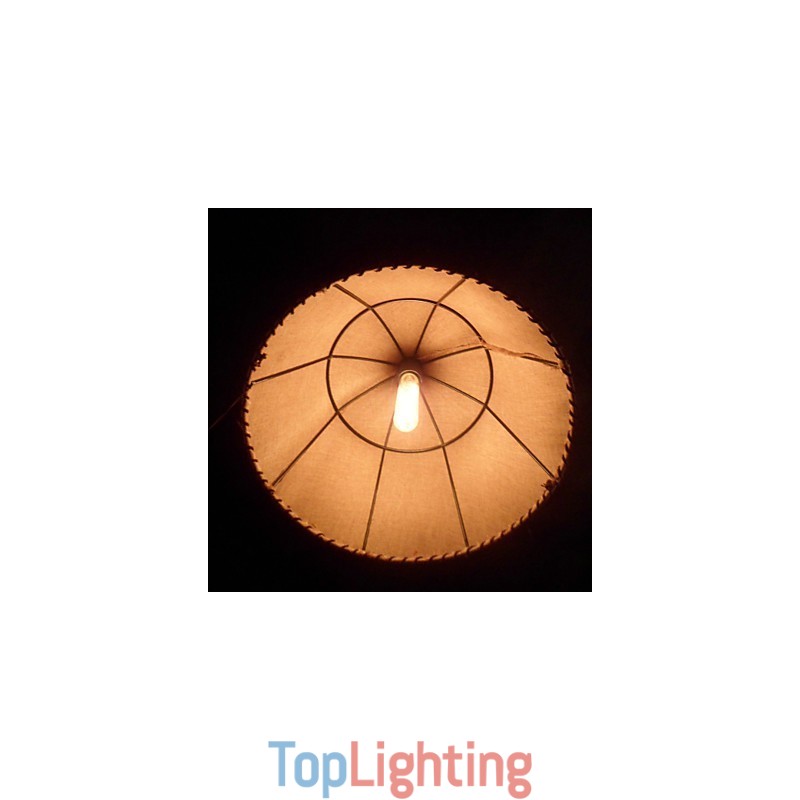 North American Style Retro 1 Light Pendant In Fabric Shade