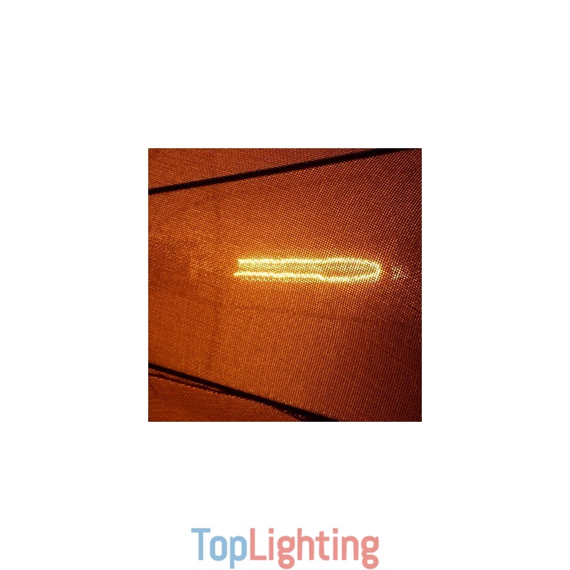 North American Style Retro 1 Light Pendant In Fabric Shade