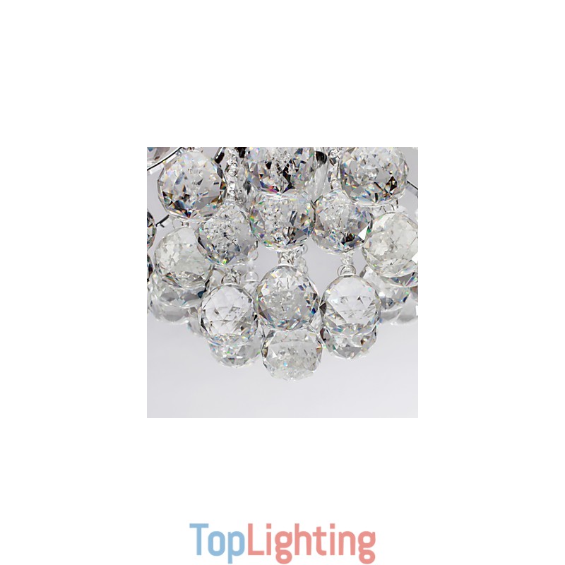 Chandelier Modern Crystal 3 Lights