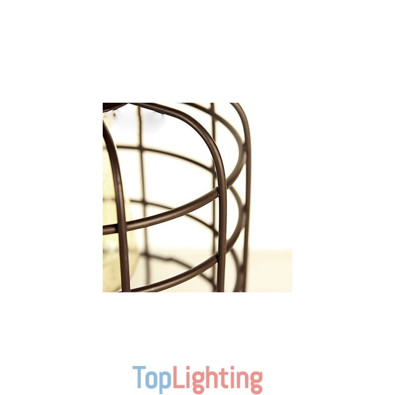 Retro Mini Style Painting Metal Pendant Light