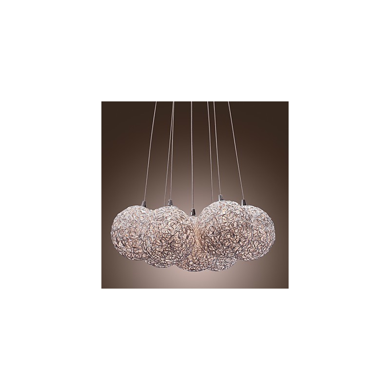 Comtemporary Aluminum Pendant Light with 7 Lights
