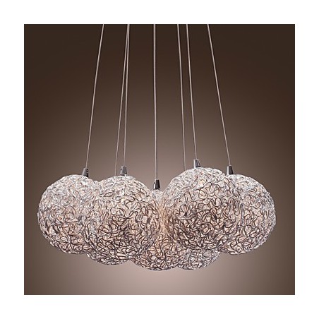 Comtemporary Aluminum Pendant Light with 7 Lights Comtemporary Aluminum Pendant Light with 7 Lights