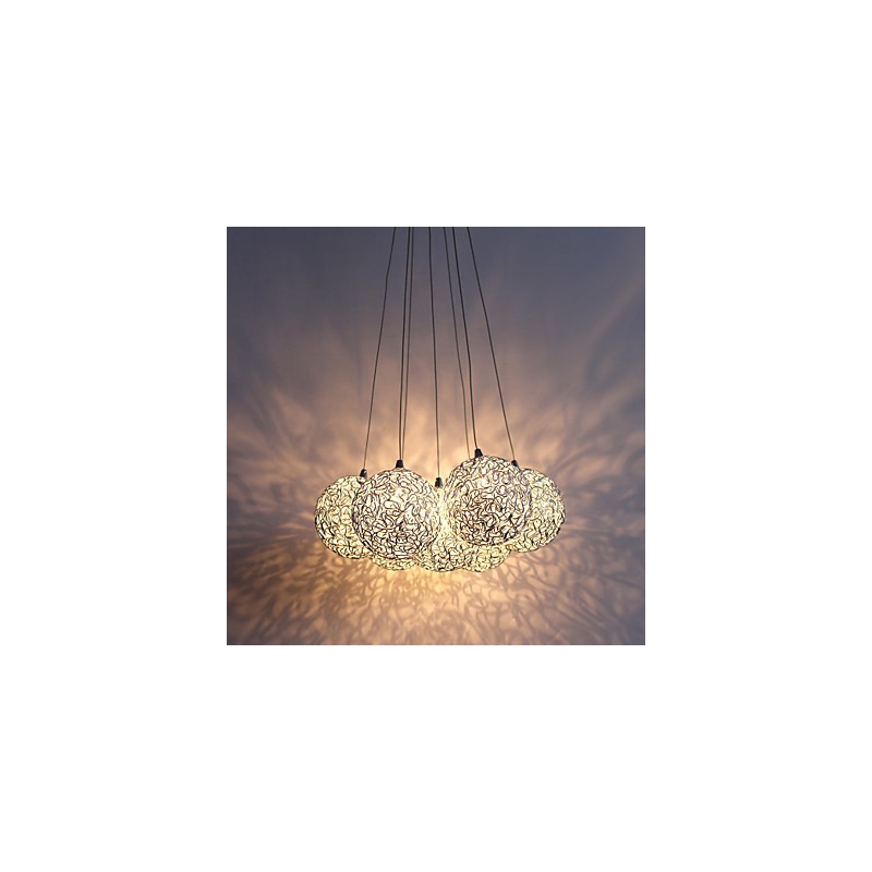 Comtemporary Aluminum Pendant Light with 7 Lights