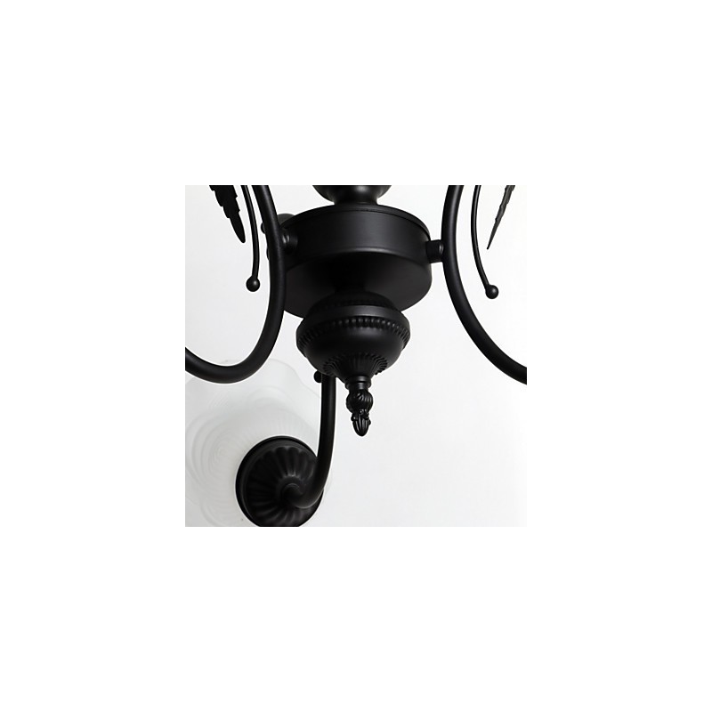 Traditional Classic Painting Metal Chandelier