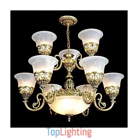 Traditional Classic Vintage Retro Bronze Metal Chandelier Traditional Classic Vintage Retro Bronze Metal Chandelier