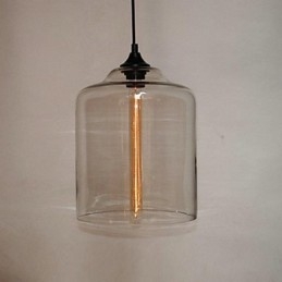 Bottle Design Pendant 1 Light Concise Iron Painting